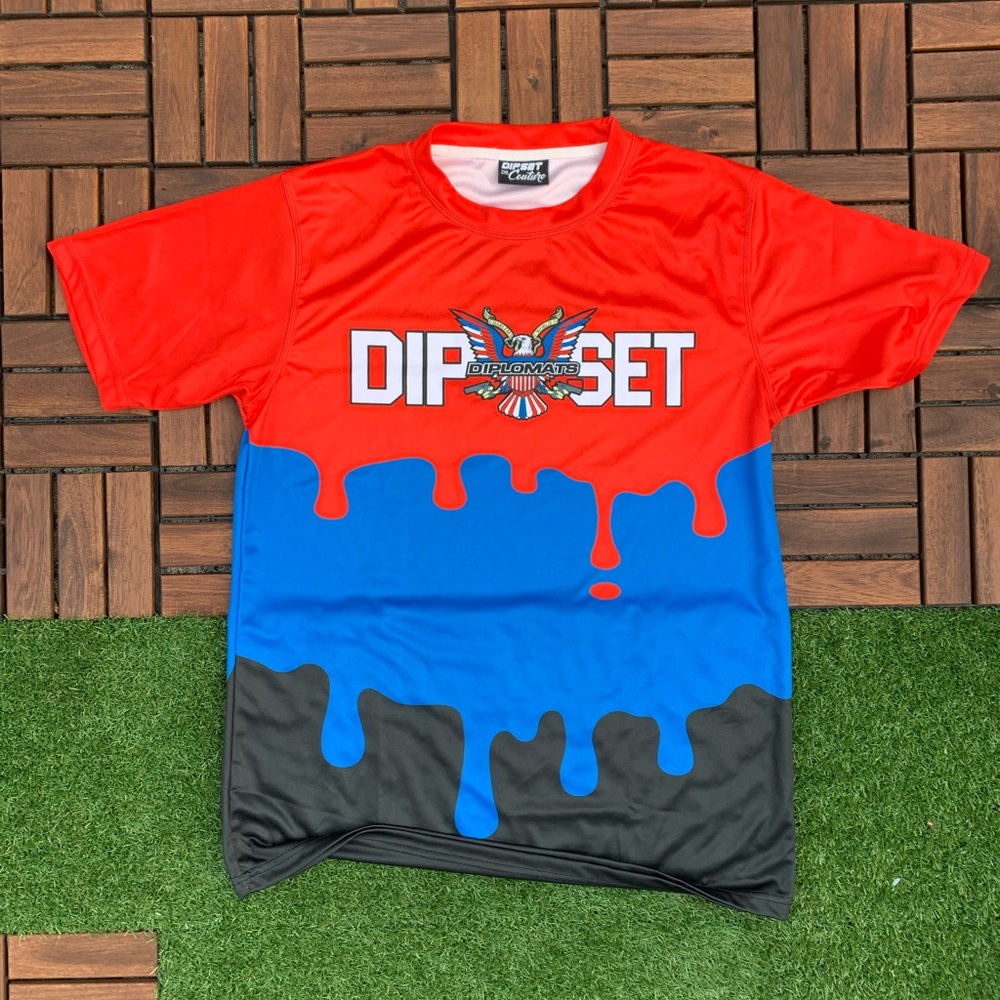 Dipset paint drip shirt sz L